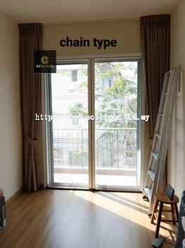 Chain Type Sliding Insect Screen