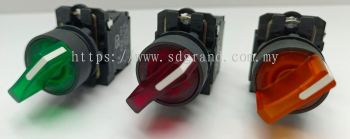 SD Grand SD XB5 Illuminated 2&3 Position Selector Switch (22mm Dia 240V & 24V)