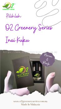 O2 Greenery Series Black Henna Nail Polish (15ml)