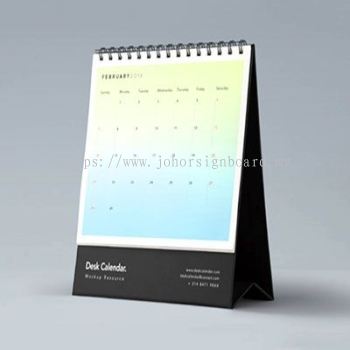 Hard Stand Hot Stamping – Desk Calendar