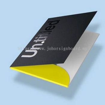 200gsm Glossy Art Card Presentation Folder