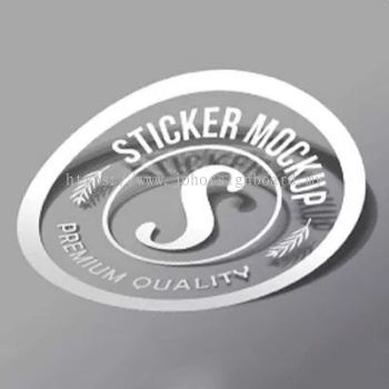 Round Clear/Transparent Label Sticker