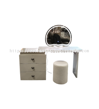 LED Dressing Table + Stool