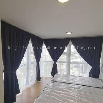 Eco Cheras Mall Condominium B & B Hostel Curtain Provide One Stop Curtain Services