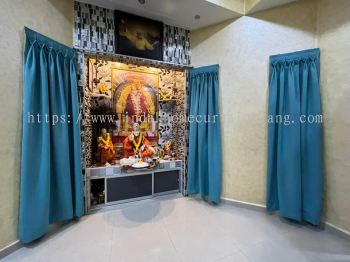 Curtain Design for Deepavali Festival Blackout Plain Material 