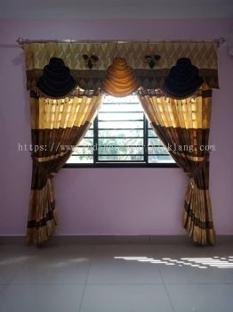 Curtain Design Pelmet with Scallop 