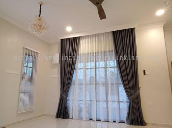 Memasang Langsir di Rezad Buang Bungalow House Rumah Lot