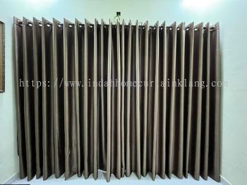 Memasang Langsir Di Kampung Delek / Rod Aluminium / Railing / Blackout Shinning Langsir