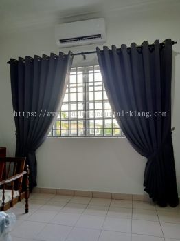 Blackout Curtain Design Eyelet with Installation Rod ✌️