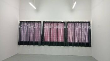 Installation Factory Hostel Curtain