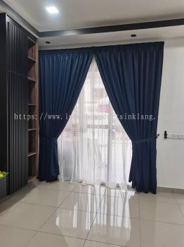 Today we Installation Whole House Curtain in Rimbayu, Jalan Fauna Double Storey House 