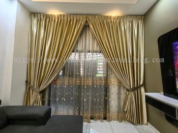 Hanging Curtain in Perdana Villa Apartment } Thanks for Customer Support Repeat Booking 2nd Curtain 