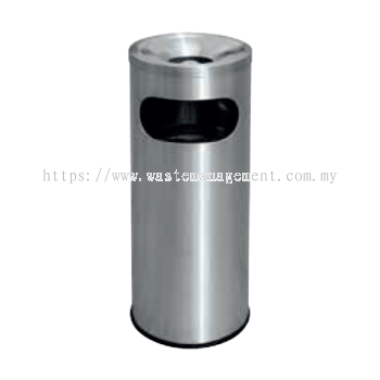 Stainless Steel Round Waste Disposal Bin - WDB 017SR