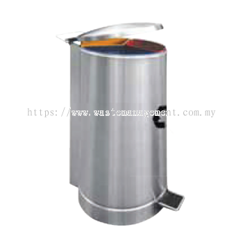 Outdoor & Commercial Recycle Bin | Stainless Steel Rubbish Bin - EF 016SR