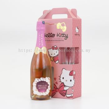 Hello Kitty Cava Rosat Semi Sec NV Limited Edition Gift Pack