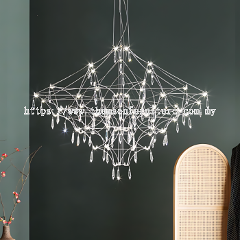 Chrysler LED Chandelier with Crystal