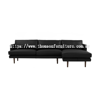 Dexter L Shaped Leather Sofa