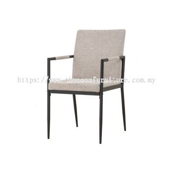 Ferma Dining Chair with Metal Frame