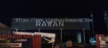 Rayan - Outdoor 3d led frontlit without base signage - Taman Mutiara Puchong 