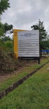 JKR Project Signage - Jasa Kepada Rakyat - Government Signage - Jalan Lubuk Kulut-Sugai Ular 