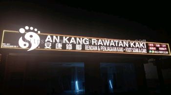 CRITICALLY ACCLAIMED 3D LED FRONTLIT LIGHTED FRAME FOOT SOAK CARE SIGNBOARD LEADING PROVIDER IN PUCHONG & SUBANG JAYA