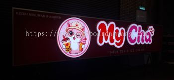 CRITICALLY ACCLAIMED 3D LED FRONTLIT KEDAI MINUMAN BEVERAGE SHOP SIGNBOARD LEADING PROVIDER IN SS15 & SUBANG JAYA
