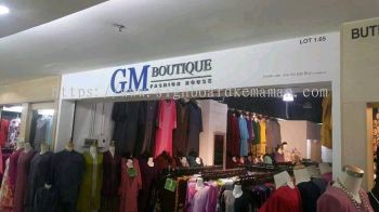 GM Boutique Fashion House 3D Acrylics Signage at Alam Center Shah Alam