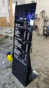 Hair Culture Price List Acrylic Display Stand at Sungai Wang KL