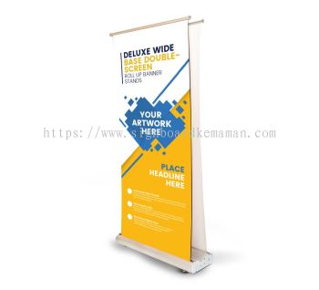 DOUBLE-SIDED ROLL UP STAND