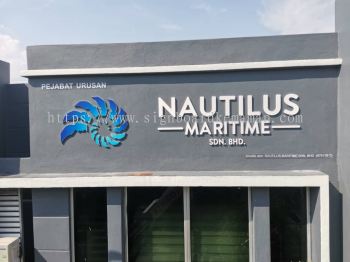 Nautilus Maritime - Klang - 3D PVC From Board Signage 