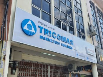 TRICOMAS EG BOX UP 3D LETTERING SIGNBOARB IN TEMERLOH 