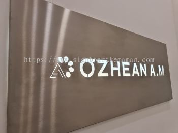 OZHEAN STAINLESS STEEL BOX UP LED SIGANGE IN DUNGUN