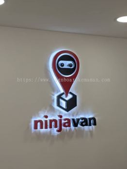 NINJA VAN 3DBOX UP LED BACKLIT SIGNBOARD SIGNAGE AT TERENGGANU KEMAMAN