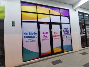 VISTA EYE 3M GLASS STICKER DOOR STICKER AT BATU ENAM TERENGGANU MALAYSIA