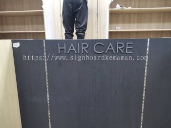 HAIR CARE INDOOR 3D ACRYLIC CUT OUT LETTERING SIGNAGE AT KEMAMAN TERENGGANU MALAYSIA