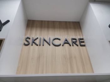 SKINCARE INDOOR 3D ACRYLIC CUT OUT LETTERING SIGNAGE AT ROMPIN PAHANG MALAYSIA