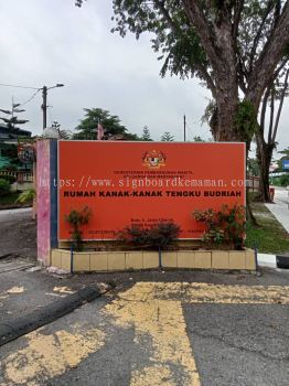 RUMAH KANAK OUTDOOR METAL G.I SIGNAGE AT TERENGGANU MALAYSIA