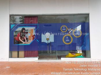 KINGSGATES INTERNATIONAL SCHOOL 3M PRINTING GLASS STICKER