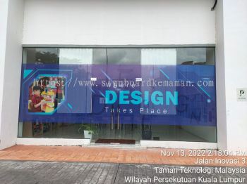 KINGSGATES INTERNATIONAL SCHOOL 3M PRINTING GLASS STICKER