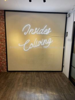 CUSTOM DESIGN INDOOR LED NEON LIGHT LETETR SIGNAGE 