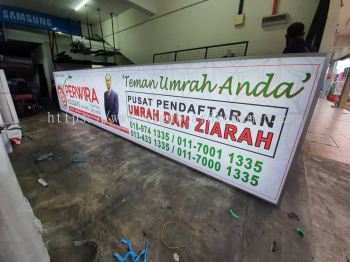 OUTDOOR NORMAL LIGHTBOX SIGNAGE SIGNBOARD AT  BANDAR BERA PAHANG MALAYSIA