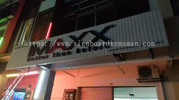 IMAXX OUTDOOR ALUMINIUM PANEL 3D LED BOX UP SIGNBOARD SIGNAGE AT KEMAMAN TERENGGANU MALAYSIA