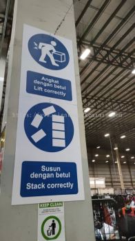 SAFETY FIRST INDOOR ACP SIGNAGE AT KUALA NERUS TERENGGANU MALAYSIA