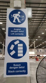 SAFETY FIRST INDOOR ACP SIGNAGE AT KUANTAN PAHANG MALAYSIA