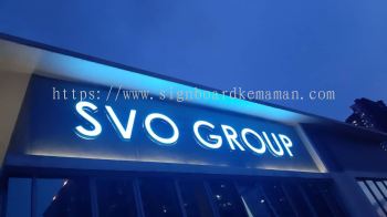 SVO GROUP INDOOR 3D LED BOX UP LETTERING SIGNAGE SIGNBOARD AT BESERAH KUANTAN PAHANG MALAYSIA