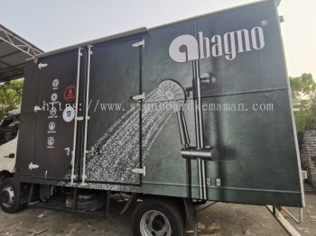 ABAGNO TRUCK LORRY WATERPROOF & UV STICKER PRINTING & INSTALLATION SERVICE AT KUANTAN PAHANG MALAYSIA