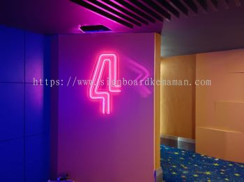 AE CINEMA INDOOR LED NEON SIGNAGE SIGNBOARD AT BERJAYA MEGAMALL KUANTAN PAHANG MALAYSIA