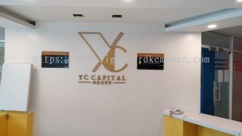 YC CAPITAL INDOOR 3D PVC FOAM BOARD BOX UP LETTERING AT SUNGAI KARANG, BATU HITAM, CHENDOR, TANJUNG LUMPUR, TELUK CEMPEDAK KUANTAN PAHANG MALAYSIA