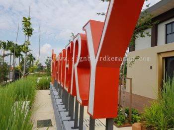 Landmark Signboard # 3D Signboard# 3D Led Aluminium Box Up # Box Up Signcraft # Led Frontlit Lettering # 3D Signcraft 