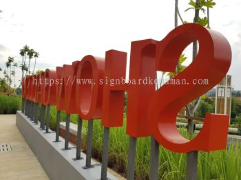 Landmark Signboard # 3D Signboard# 3D Led Aluminium Box Up # Box Up Signcraft # Led Frontlit Lettering # 3D Signcraft 